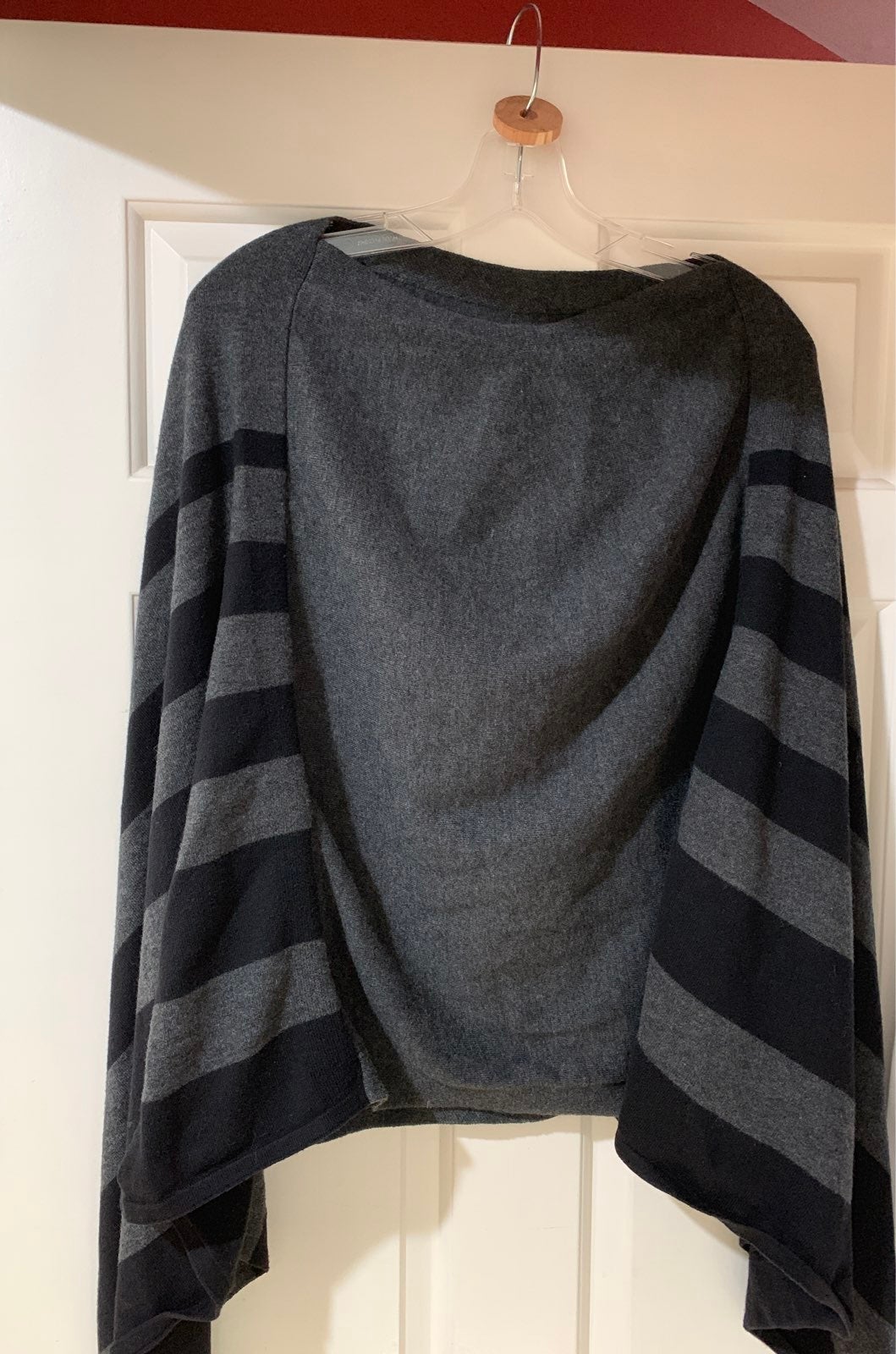 LANE BRYANT ~ NWT Plus 14-20 ~ $64.95 Black Scoop Pullover Poncho Sweater 1X 2X LANE BRYANT ~ NWT Plus 14-20 ~ $64.95 Black Scoop Pullover Poncho Sweater 1X 2X
